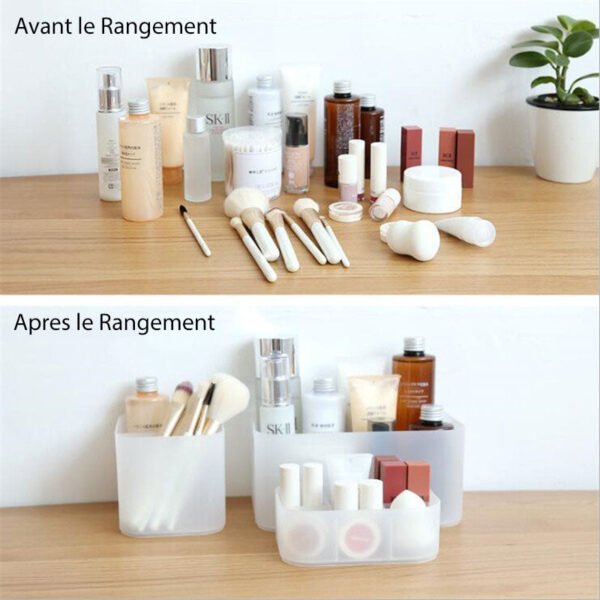 bac de rangement pour maquillage avant apres