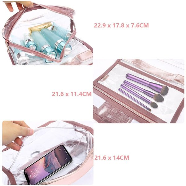 Sac-de-maquillage-Transparent-Rose-or-pour-femmes-sac-de-rangement-Portable-de-voyage-n-cessaire