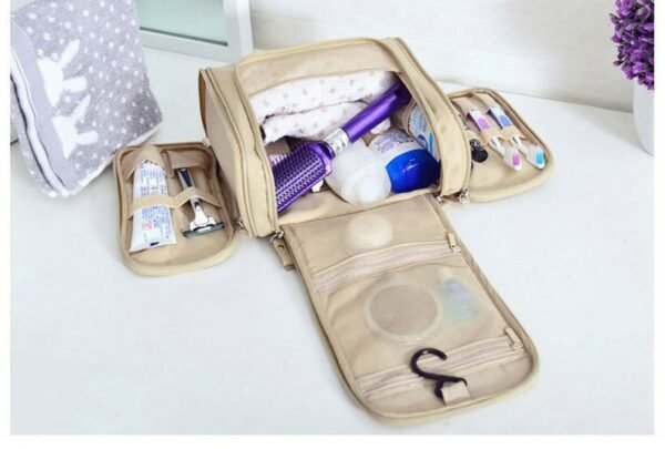 Grande Trousse de Toilette à Suspendre - Organiseur de Cosmétiques pour oyage et Salle de Bain – Image 7