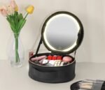 Vanity Case avec Miroir Led rond