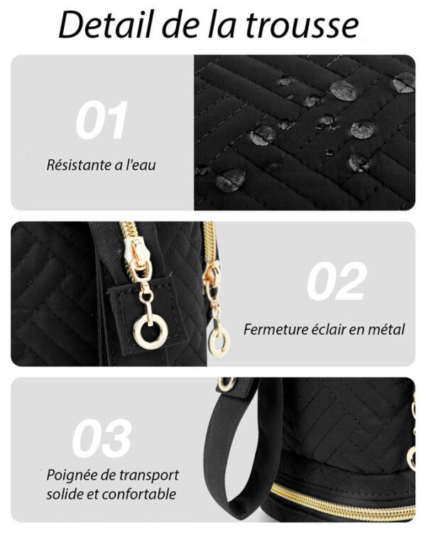 Vanity Femme Souple details specifique de la trousse