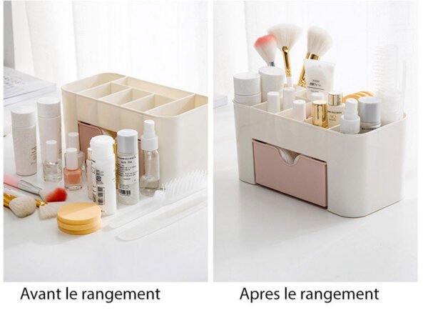 avant-apres-rangement-maquillage-plastique-tiroir-rose