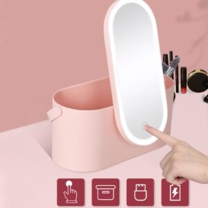 foncionnement miroir rangement maquillage