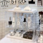 présentoir acrylique transparent remplis makeup