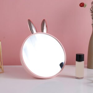 rangement maquillage miroir ouvert