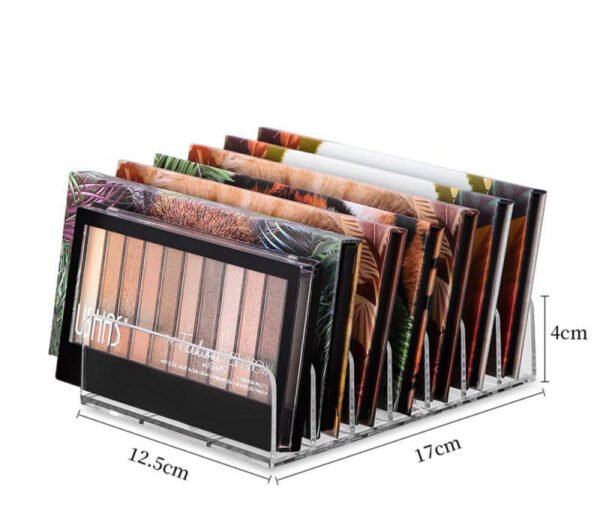 taille rangement palette a maquillage