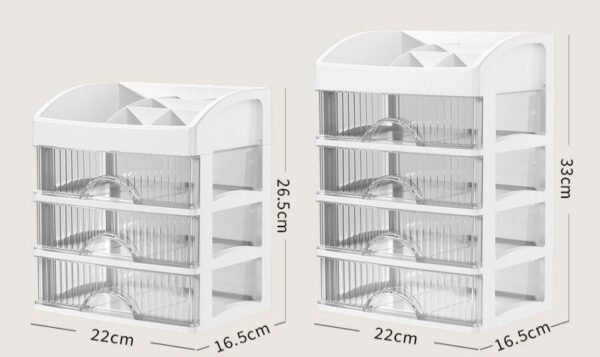 taille tour de rangement pour maquillage