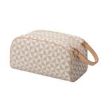 trousse maquillage cuir femme blanche