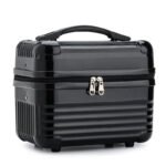 valise rigide avec vanity noire