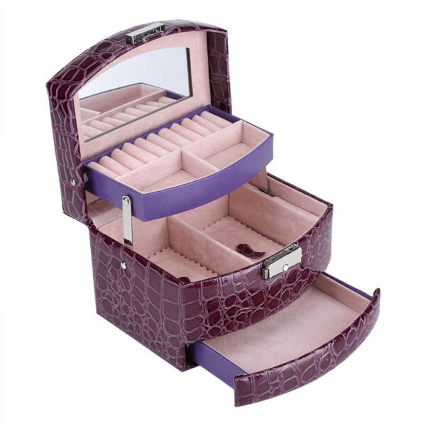 vanity case rigide cuir